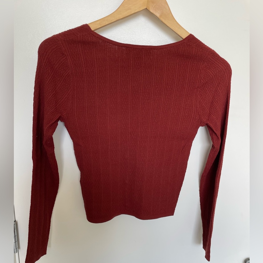 Women's Rust Sweater - Picture 3 of 5